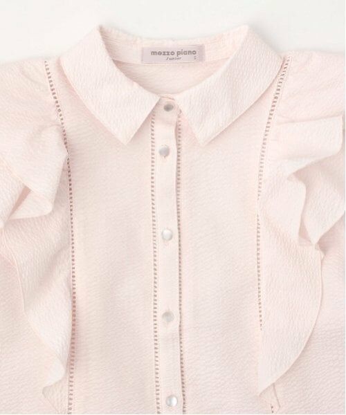 mezzo piano junior / メゾピアノジュニア シャツ・ブラウス | 【ニコ☆プチ掲載】Wフリルブラウス | 詳細4