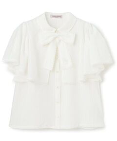 mezzo piano junior / メゾピアノジュニア シャツ・ブラウス | ケープフリルブラウス