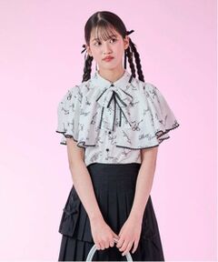 mezzo piano junior / メゾピアノジュニア シャツ・ブラウス | ケープフリルブラウス