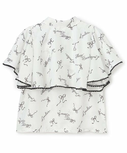 mezzo piano junior / メゾピアノジュニア シャツ・ブラウス | ケープフリルブラウス | 詳細1