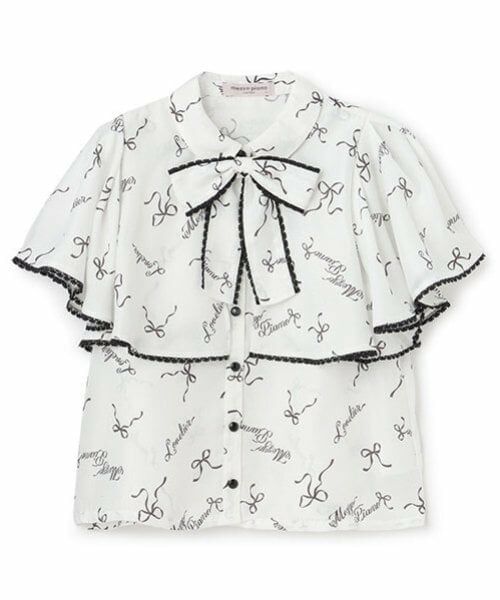 mezzo piano junior / メゾピアノジュニア シャツ・ブラウス | ケープフリルブラウス | 詳細12