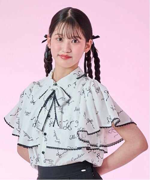 mezzo piano junior / メゾピアノジュニア シャツ・ブラウス | ケープフリルブラウス | 詳細14