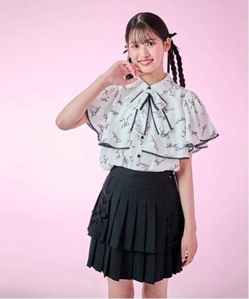 mezzo piano junior / メゾピアノジュニア シャツ・ブラウス | ケープフリルブラウス | 詳細16