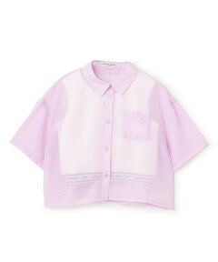 mezzo piano junior / メゾピアノジュニア シャツ・ブラウス | シアーシャツ＆リブタンクトップセット