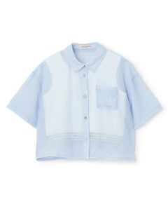 mezzo piano junior / メゾピアノジュニア シャツ・ブラウス | シアーシャツ＆リブタンクトップセット