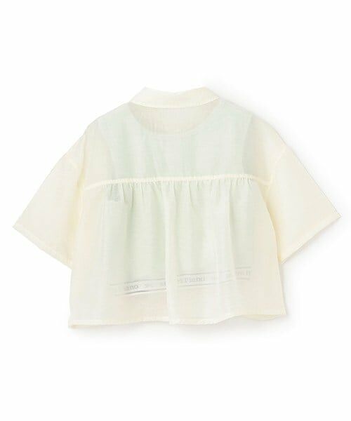 mezzo piano junior / メゾピアノジュニア シャツ・ブラウス | シアーシャツ＆リブタンクトップセット | 詳細1