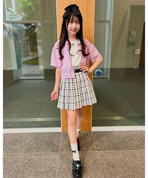 mezzo piano junior / メゾピアノジュニア シャツ・ブラウス | シアーシャツ＆リブタンクトップセット | 詳細21