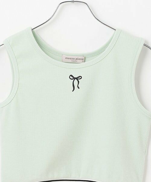 mezzo piano junior / メゾピアノジュニア シャツ・ブラウス | シアーシャツ＆リブタンクトップセット | 詳細9