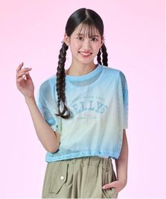 mezzo piano junior / メゾピアノジュニア Tシャツ | グラデーションメッシュTシャツ＆タンクトップセット