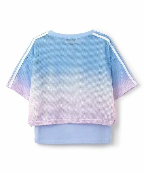 mezzo piano junior / メゾピアノジュニア Tシャツ | グラデーションメッシュTシャツ＆タンクトップセット | 詳細13