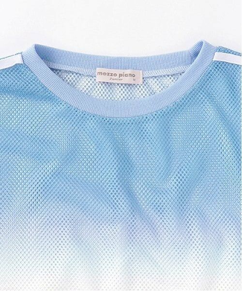 mezzo piano junior / メゾピアノジュニア Tシャツ | グラデーションメッシュTシャツ＆タンクトップセット | 詳細3