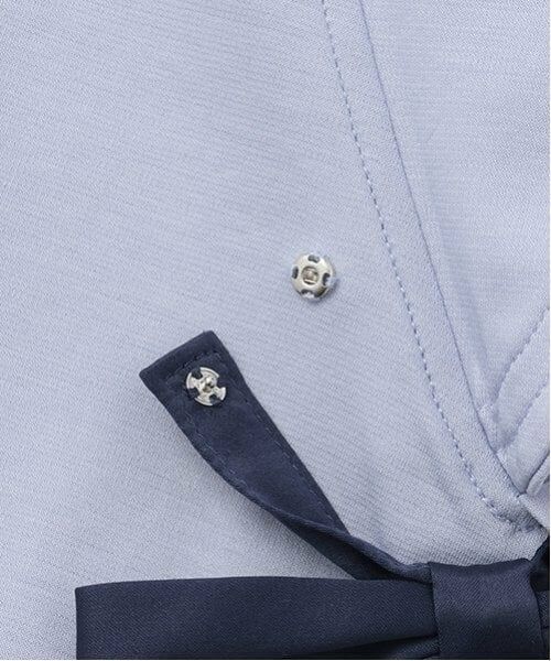 mezzo piano junior / メゾピアノジュニア ミニ丈・ひざ丈ワンピース | 【接触冷感】リボンつきセーラーワンピース | 詳細4