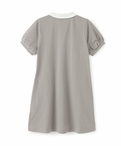 mezzo piano junior / メゾピアノジュニア ミニ丈・ひざ丈ワンピース | 【接触冷感】切り替えポロワンピース | 詳細1