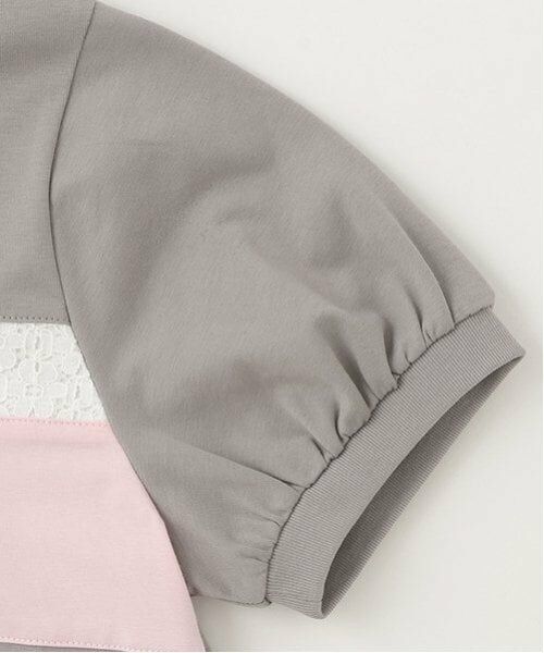 mezzo piano junior / メゾピアノジュニア ミニ丈・ひざ丈ワンピース | 【接触冷感】切り替えポロワンピース | 詳細5