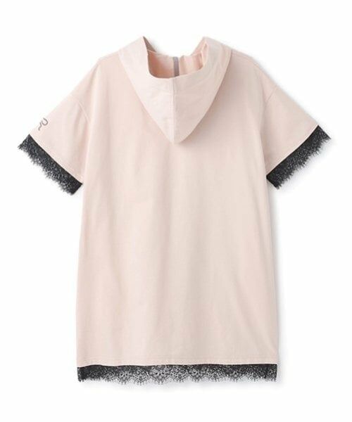 mezzo piano junior / メゾピアノジュニア ミニ丈・ひざ丈ワンピース | 【ニコ☆プチ掲載】【接触冷感】レーストリミングパーカミニワンピース | 詳細4