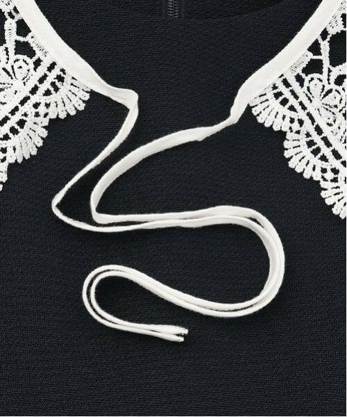 mezzo piano junior / メゾピアノジュニア ミニ丈・ひざ丈ワンピース | 【ニコ☆プチ掲載】レース衿つきマリンワンピース | 詳細5