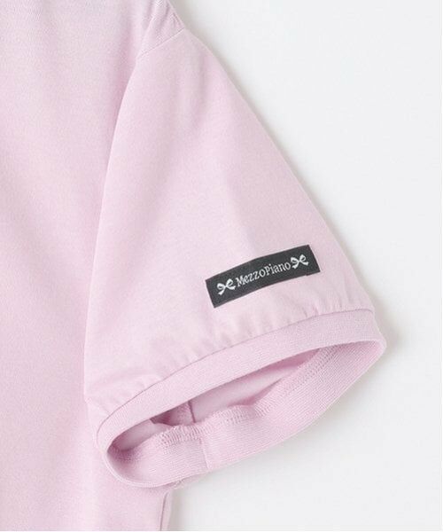 mezzo piano junior / メゾピアノジュニア ミニ丈・ひざ丈ワンピース | 【接触冷感】サイドスリットレースアップジャンスカセット | 詳細10