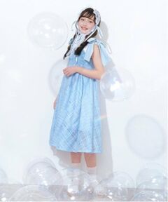 mezzo piano junior / メゾピアノジュニア ミニ丈・ひざ丈ワンピース | 【ニコ☆プチ掲載】ショルダーリボンジャンスカ＆メローインナーセット