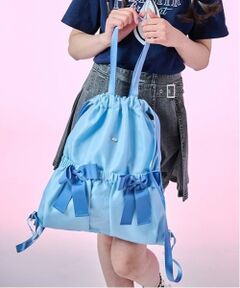 mezzo piano junior / メゾピアノジュニア リュック・バックパック | 【A4対応】【撥水】リボンポケットナップサック