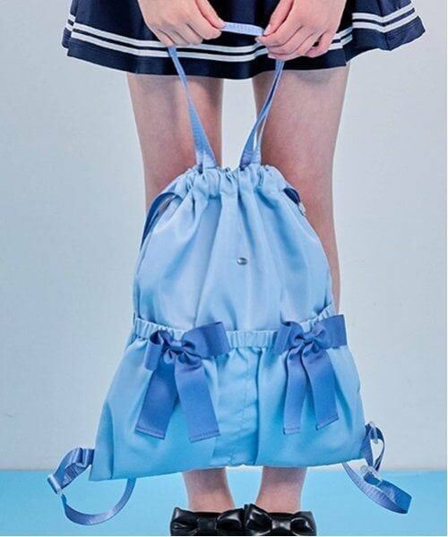 mezzo piano junior / メゾピアノジュニア リュック・バックパック | 【A4対応】【撥水】リボンポケットナップサック | 詳細14