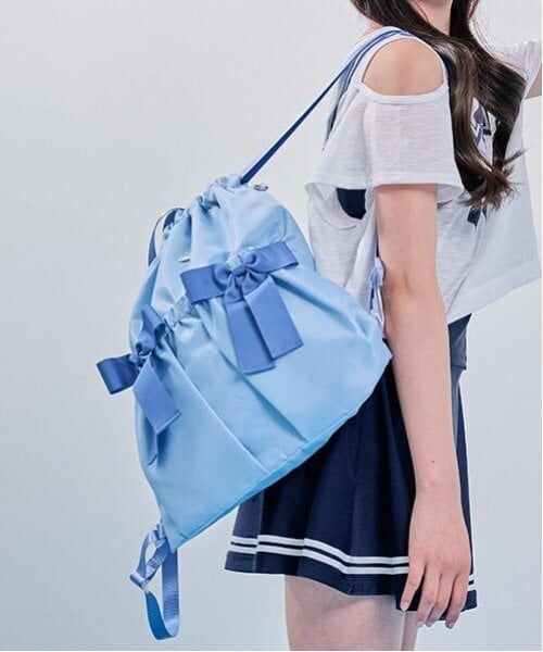 mezzo piano junior / メゾピアノジュニア リュック・バックパック | 【A4対応】【撥水】リボンポケットナップサック | 詳細16