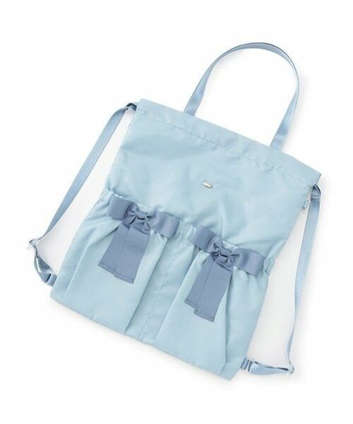 mezzo piano junior / メゾピアノジュニア リュック・バックパック | 【A4対応】【撥水】リボンポケットナップサック | 詳細9