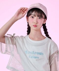 mezzo piano junior / メゾピアノジュニア キャップ | 【UVカット・遮熱・冷感】後ろリボンキャップ