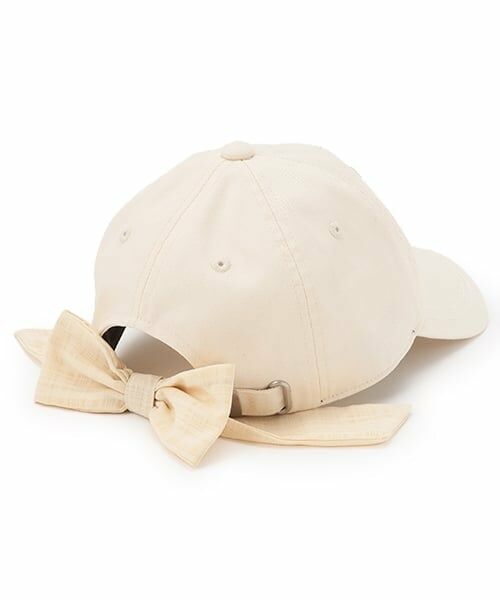 mezzo piano junior / メゾピアノジュニア キャップ | 【UVカット・遮熱・冷感】後ろリボンキャップ | 詳細1