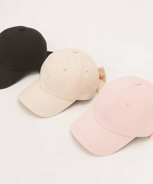 mezzo piano junior / メゾピアノジュニア キャップ | 【UVカット・遮熱・冷感】後ろリボンキャップ | 詳細9