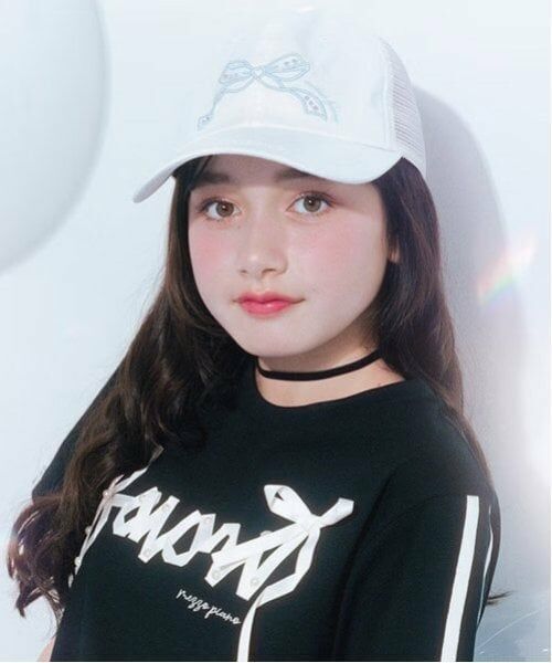 mezzo piano junior / メゾピアノジュニア キャップ | 【冷感】リボン刺しゅうメッシュキャップ | 詳細11