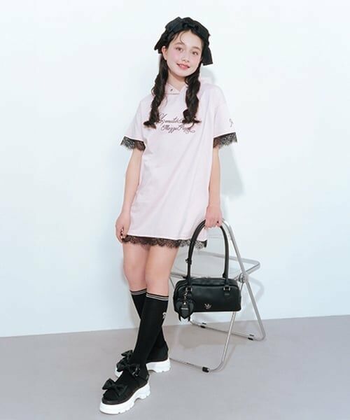 mezzo piano junior / メゾピアノジュニア サンダル | ダブルリボンスポサン | 詳細1