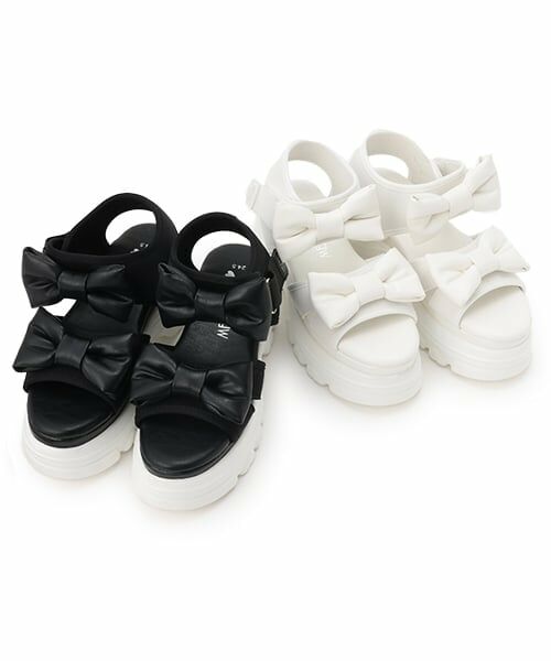 mezzo piano junior / メゾピアノジュニア サンダル | ダブルリボンスポサン | 詳細13