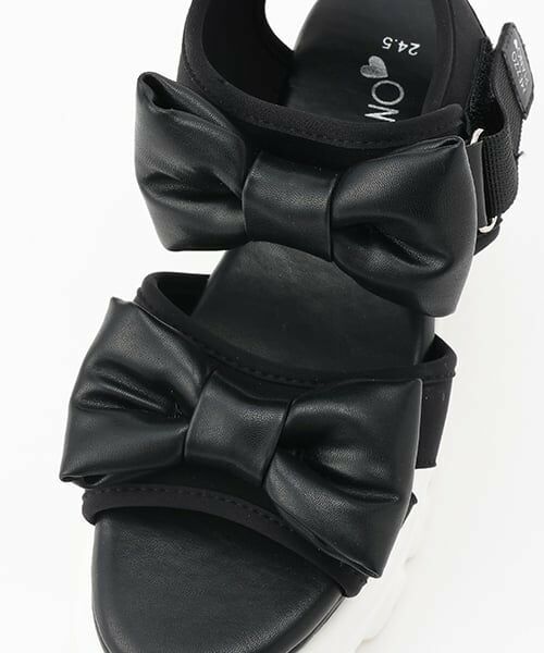 mezzo piano junior / メゾピアノジュニア サンダル | ダブルリボンスポサン | 詳細7