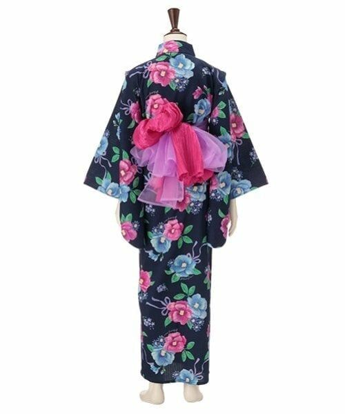 mezzo piano junior / メゾピアノジュニア 着物・浴衣・小物類 | 【接触冷感】椿柄2WAY浴衣 | 詳細2