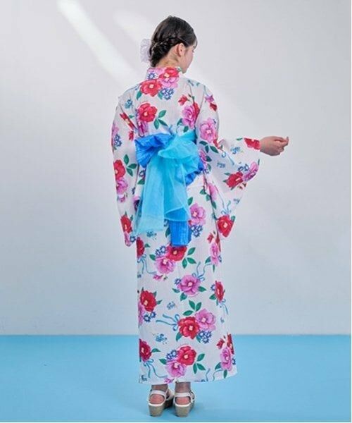 mezzo piano junior / メゾピアノジュニア 着物・浴衣・小物類 | 【接触冷感】椿柄2WAY浴衣 | 詳細26