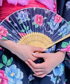 mezzo piano junior / メゾピアノジュニア その他 | 椿柄扇子