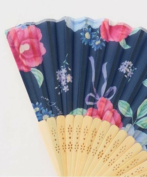 mezzo piano junior / メゾピアノジュニア その他 | 椿柄扇子 | 詳細2