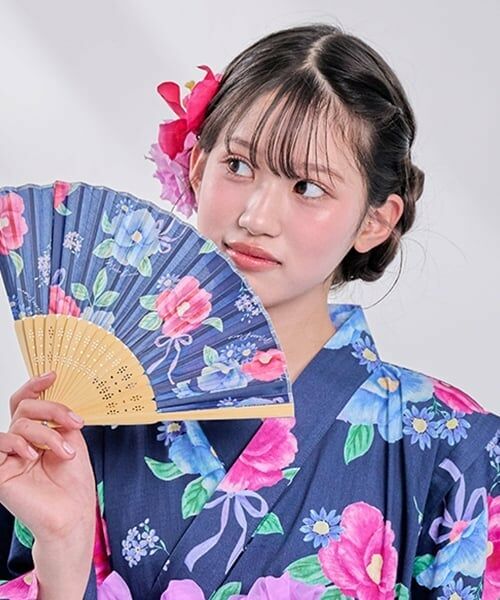 mezzo piano junior / メゾピアノジュニア その他 | 椿柄扇子 | 詳細9