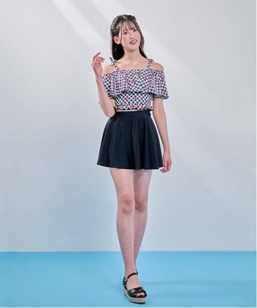 mezzo piano junior / メゾピアノジュニア 水着・スイムグッズ | 【SWIM】チェリー柄フリル swim wear(2WAY) | 詳細20