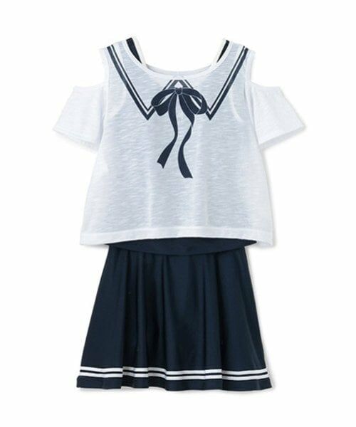 mezzo piano junior / メゾピアノジュニア 水着・スイムグッズ | 【SWIM】スクール対応 swim wear(Tシャツつき) | 詳細18