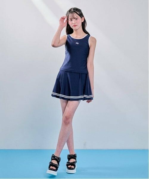 mezzo piano junior / メゾピアノジュニア 水着・スイムグッズ | 【SWIM】スクール対応 swim wear(Tシャツつき) | 詳細19