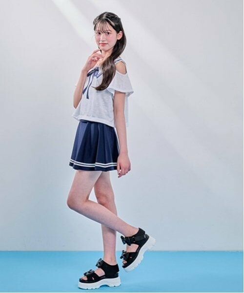 mezzo piano junior / メゾピアノジュニア 水着・スイムグッズ | 【SWIM】スクール対応 swim wear(Tシャツつき) | 詳細21