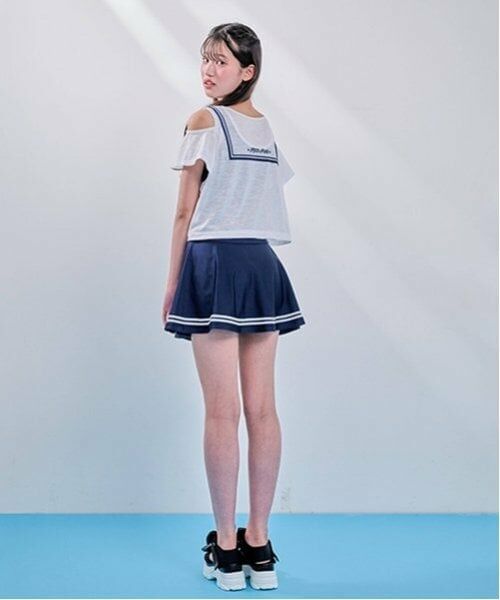 mezzo piano junior / メゾピアノジュニア 水着・スイムグッズ | 【SWIM】スクール対応 swim wear(Tシャツつき) | 詳細22