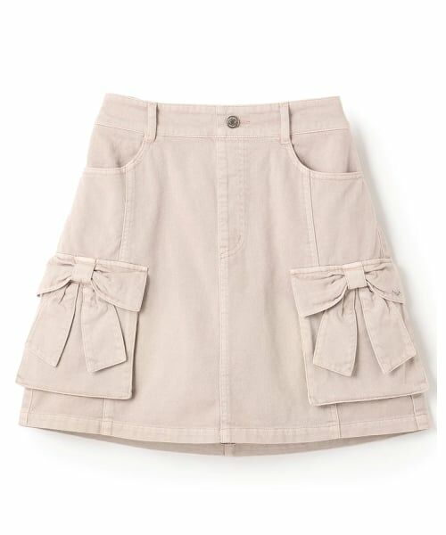 mezzo piano junior / メゾピアノジュニア ショート・ハーフ・半端丈パンツ | リボンフラップカーゴスカパン | 詳細11