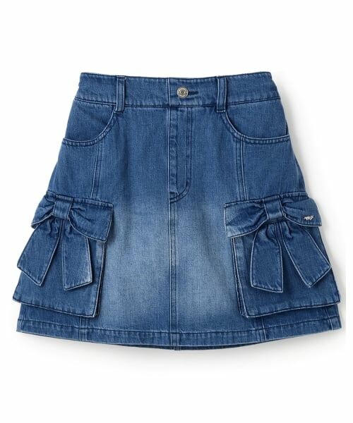 mezzo piano junior / メゾピアノジュニア ショート・ハーフ・半端丈パンツ | リボンフラップカーゴスカパン | 詳細12