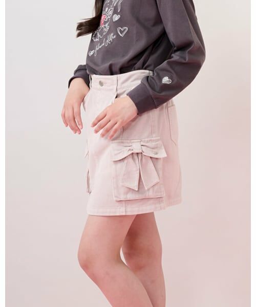 mezzo piano junior / メゾピアノジュニア ショート・ハーフ・半端丈パンツ | リボンフラップカーゴスカパン | 詳細14