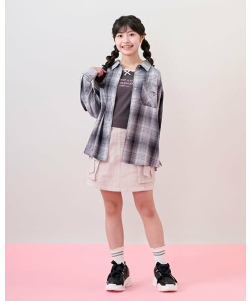 mezzo piano junior / メゾピアノジュニア ショート・ハーフ・半端丈パンツ | リボンフラップカーゴスカパン | 詳細18