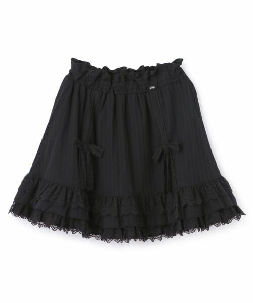 mezzo piano junior / メゾピアノジュニア ミニ・ひざ丈スカート | レースティアードスカート | 詳細11