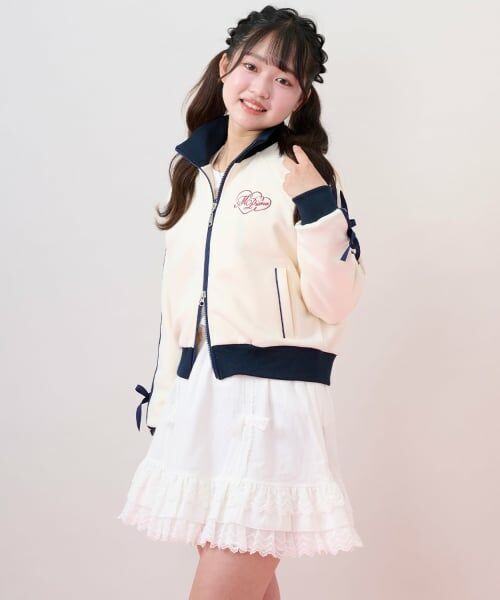 mezzo piano junior / メゾピアノジュニア ミニ・ひざ丈スカート | レースティアードスカート | 詳細12