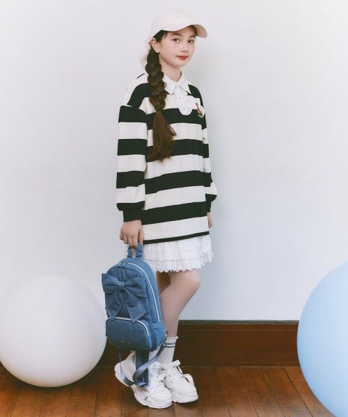 mezzo piano junior / メゾピアノジュニア ミニ・ひざ丈スカート | レースティアードスカート | 詳細15